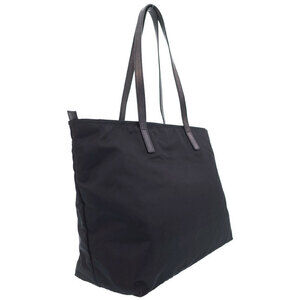 Prada leather Shoulder Black tote nylon Saffiano Vela Bag